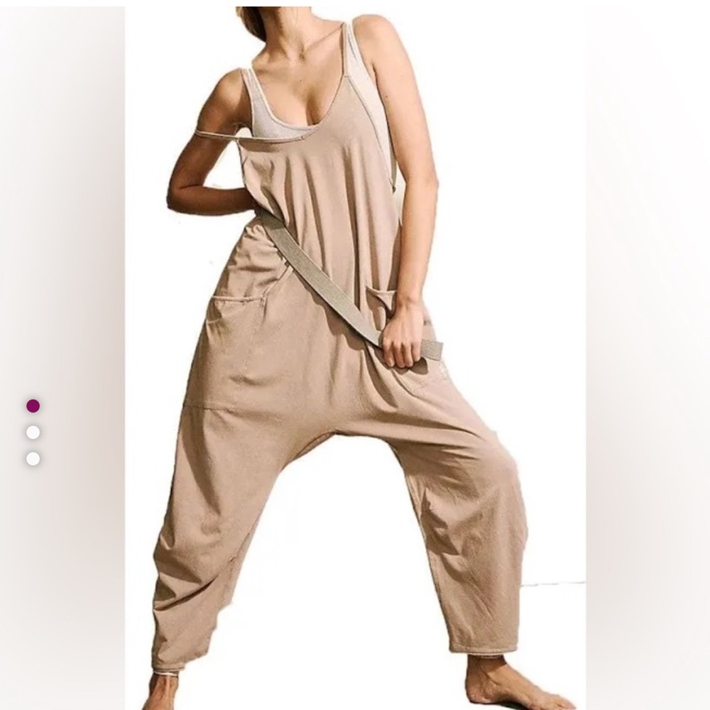 Free People Movement Women's Hotshot Onsie XS tan